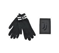 Set Box Idea Regalo Natale o Compleanno, 2 prodotti JUVENTUS, Portafoglio a strappo e Guanti, Prodotto Ufficiale JUVENTUS 134012