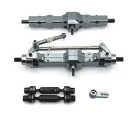 Set Bracci Servo Albero Motore Asse Metal Per WPL C74 C14 1/10 RC Auto | Parti aggiornamento auto RC, kit completo metallo che migliora la rigidità telaio e l'affidabilità Ricambi