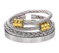 Set Bracciali CL-17713 - Argento / Oro