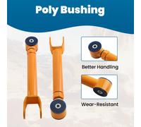 Set Braccio Di Controllo Regolabile Superiore Anteriore 0-8'' for Jeep Wrangler