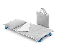 SET BRANDINA SOTTOSOPRA STELLINE GREY CON BORSA PER IL TRASPORTO