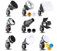 Set Bresser BR-SET 9 pezzi Speedlite Strobist