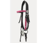 SET BRIGLIA WESTERN SINTETICA CON PETTORALE THINK PINK PER PONY