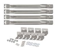 Set bruciatore di ricambio premium per griglia a gas 4 pezzi (35 42 cm lunghezza