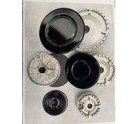 SET BRUCIATORI + PIATTELLI Compatibili con ARISTON INDESIT BEKO TECNOGAS GLEM GAS VARI MODELLI DI Piani Cottura e cucine a GAS (DATATI E ATTUALI) Verifica Misure, KIT 8PZ
