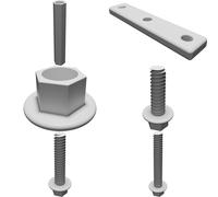 Set Bulloni Dadi per Bosch Mini Ixolino Giocattolo 40 60 80mm Distanziale