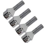 Set Bulloni Ruota Compatibile Con Bmw Per E36 1989-2000 Per E39 1995-2003 Borchie Ruota Auto 4x M12x1.5 26mm Per Set Bulloni Dado Mozzo Lug Pneumatico Prigioniero