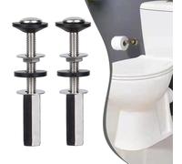 Set bulloni serbatoio wc 2 pezzi con anello di tenuta in gomma per un facile mon
