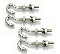 Set Bulloni Sospensione Estremità Chiusa Aperta(Hook-shaped M6*70 (4pcs))