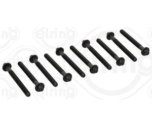 Set Bulloni Testa Motore Elring 267.551 x10 OE Nuovo Nero