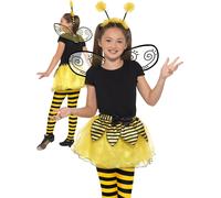 Set Bumble Bee Tutu Per Bambini Con Ali E Fascia Gialla E Nera Costume Elegante
