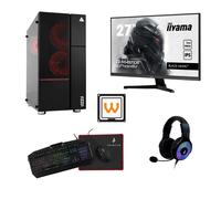 Set Bundle Gaming PC AZZA | AMD Ryzen 5 | Geforce RTX | Monitor FHD iiyama 27"