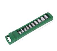 Set Bussola Esagonale Profonda Attrezzo porta dadi a cricchetto for organizer con, corto, lungo e profondo(Short-10pcs-6.35mm)