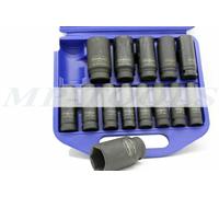 SET BUSSOLE 1/2 LUNGHE - 10/32mm - 14pz - impatto utensili aria - PROFI GERMANY
