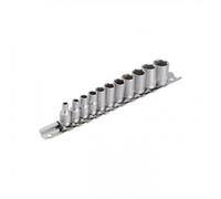 Set Bussole 1/4" su Binario 4-14mm per Bici e Officina - Acciaio Cr-V Temprato