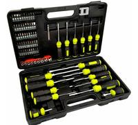 Set Bussole Cacciaviti Cacciavite Valigia Inserti 78 Pz a Taglio Croce TORX Y U