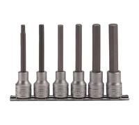 Set bussole lunghe a brugola Teng Tools attacco 1/2" extra lunghe 100 mm