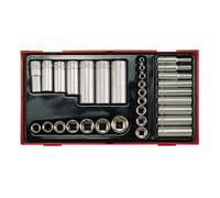 Set bussole per chiave a cricchetto di Teng Tools per bulloni in pollici