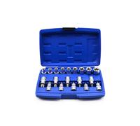 SET BUSSOLE PER VITI TORX 19pz ATTACCO 1/2" INTERNE ESTERNE GEKO G13565