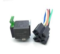 Set Cablaggio Interruttore Relè Fusibile 30A 4/5 Pin Parti | 12V/24V DC SPST,Riduce il rischio di cortocircuito nei circuiti elettrici del veicolo.(4P12V 15CM)