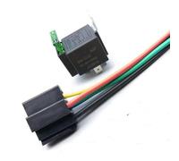 Set Cablaggio Interruttore Relè Fusibile 30A 4/5 Pin Sostituire | 12V/24V DC SPST,Riduce il rischio di cortocircuito nei circuiti elettrici del veicolo.(5P24V 15CM)