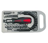 Set cacciavite 23 pz, inserti e bussole 10008 - Prezzo per kit