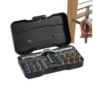 Set Cacciavite a Cricchetto Magnetico | Set Cacciaviti Magnetici,Kit di Riparazione Compatto con Impugnatura a T e di Punte per Elettronica, Elettrodomestici, Computer, Computer Portatili