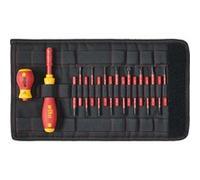 WIHA 41231 - Set di punte slimVario, 18 pezzi misti, Stubby, cacciavite