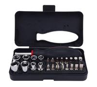 Set Cacciaviti 25 in 1, Materiale Acciaio al Carbonio con Custodia, Multi Bits e Bussole per Riparazioni Fai da Te - Alta Durevolezza, Design Compatto, Ideale per Uso Domestico