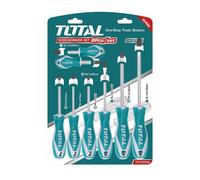 SET CACCIAVITI 8pz TAGLIO E CROCE GIRAVITI PROFESSIONALI TOTAL