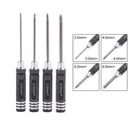 Set cacciaviti a for croce 3 mm 6 mm per elicottero radiocomandato 4 for pz 3456