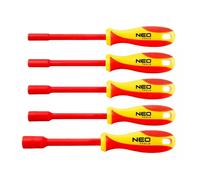 SET CACCIAVITI A INNESTO ISOLATI 1000V, 5 PEZZI NEO 04-145