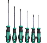 Set Cacciaviti Da 6 Pezzi WIESEMANN 80454 | Punta a Taglio E PH | Manico Ergonom