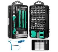 Set Cacciaviti di Precisione Magnetici Professionali, Kit Cacciavite di Riparazione Portatile per iPhone, iPad, Telefono Cellulare, Tablet, PC, Laptop, Orologio, Occhiali, PS4, Xbox,134 Pezzi