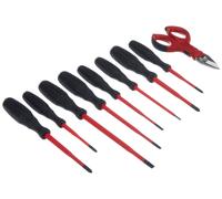SET CACCIAVITI ELETTRICISTA 8 PEZZI CON FORBICI F1 KIT GIRAVITI PRECISIONE