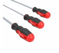 Set cacciaviti extra lunghi 3 pezzi con Pozi piatti + Phillips lunghezza tota...