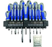 Set Cacciaviti Giraviti da Officina Completo Stella Fisso Torx con Inserti 39 Pz