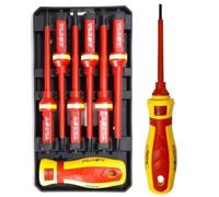 SET CACCIAVITI GIRAVITI PER ELETTRICISTA CACCIAVITE ISOLATI ISOLATO 6PZ