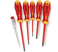 41396399 Set: cacciavite isolato Phillips, piatto ERGONIC® 7 pz. FELO