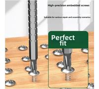 Set cacciaviti magnetici retrattili multi lunghezza con impugnatura comfort anti