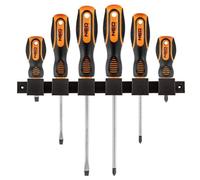 04-193 Set: cacciaviti Phillips, piatto PH1,PH2,SL 5,5,SL 6,5 NEO TOOLS