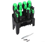 Set Cacciaviti Precisione 118pz Acciaio Magnetico(A) | 118 per punte magnetiche, acciaio 45#, demagnetizzatore integrato, custodia per verde robusta, per riparazioni varie