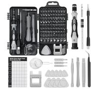 Set Cacciaviti Precisione 122 in 1 per riparare telefoni, modelli fai-da-te, smartphone e laptop. Utile e completo per varie applicazioni.