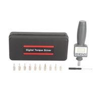 Set Cacciaviti Professionali Digitali, Torsione Regolabile 1,6-8Nm, Display LCD, 1/4 Pollice, Con Bit e Custodia - Alta Precisione ±2%, Funzioni Preimpostate, Per Elettrici