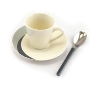 Set Caffè 3 pezzi Tazzina + Sottotazza + Cucchiaino Eme Natura Stone Grigio
