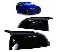 Set calotte specchietti retrovisori esterni sportivi nero lucido adatte per...