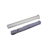 Set calza rivestimento in tessuto per tubo flessibile aspirapolvere centralizzato mt 9 (9 metri)