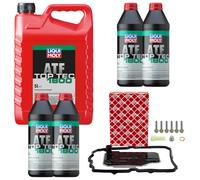 Set Cambio Liqui Moly Atf 1800 9 Litro + Filtro Olio Trasmissione per la