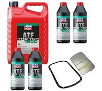 Set Cambio Liqui Moly Atf 9 Litro + Filtro Olio Trasmissione per BMW 3er 320i