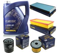 Set Cambio Olio 5L MANNOL Classic 10W-40 Olio Motore + KIT Filtro SCT 10133995